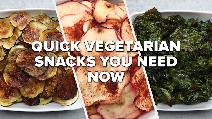 Συνταγές για γρήγορα χορτοφαγικά σνακ που χρειάζεστε τώρα